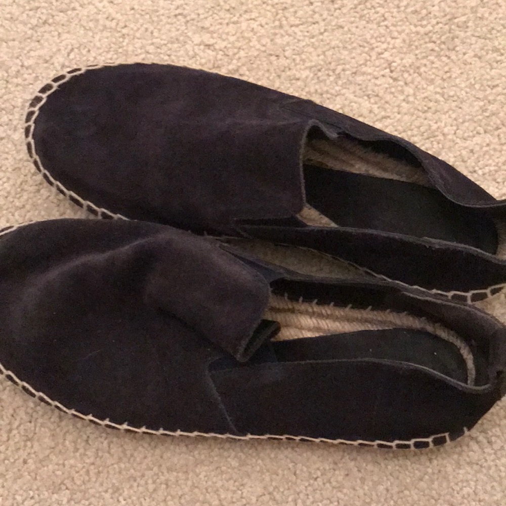 Vince Suede espadrille - navy blue